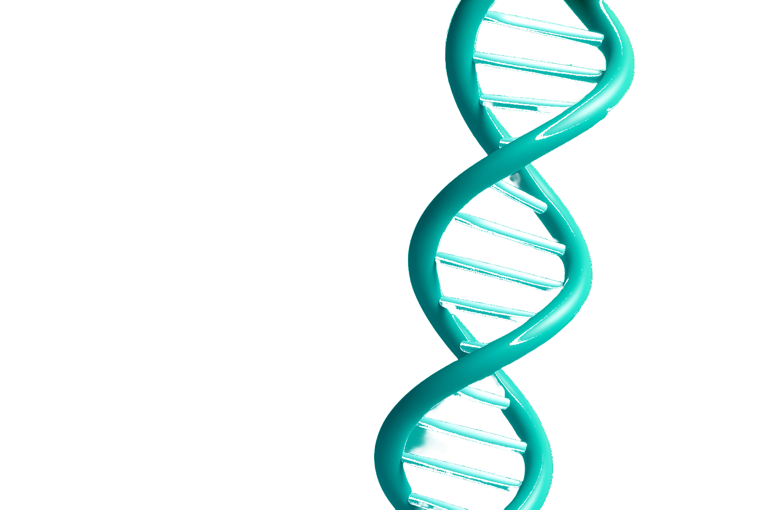 Stylized DNA Helix representing genetic testing and personalized health insights